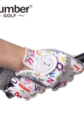 Number高尔夫手套儿童手套高弹耐磨超纤手套防滑高尔夫球手套NL23