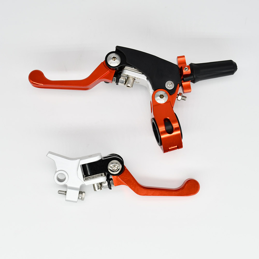 两指短款离合刹车手柄小把牛角防摔折叠适用KTM胡斯瓦纳克维斯K16
