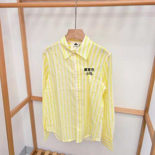 女士RL夏天薄款小马仔条纹衬衫