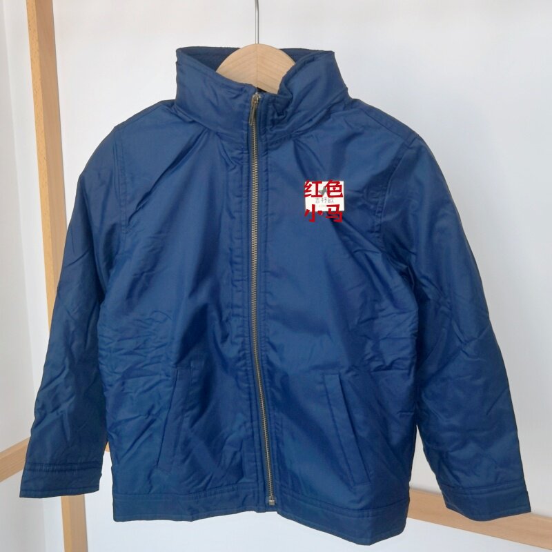 儿童RL小马仔连帽保暖厚款外套