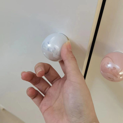 法式珍珠糖果衣柜拉手陶瓷单孔
