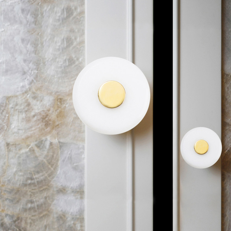 星翡家饰法式复古橱柜门水晶拉手大理石把手衣柜抽屉黄铜单孔高级,基础建材,小拉手,淘宝优惠券,粉丝福利购,淘宝优惠卷