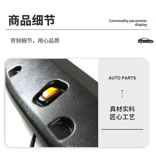 适用于2022款丰田坦途轮眉 TUNDRA  WHEEL EYEBROW带灯款改装外贸