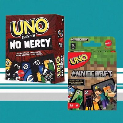 正版美泰UNO卡牌绝不留情经典红色桌游卡牌亲子游戏学生团建纸牌