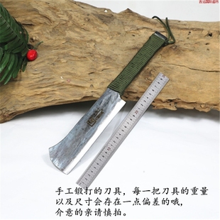 锻打农用锻打开路多功能刀猎刀弹簧钢野营柴刀户外钓鱼开山长大号