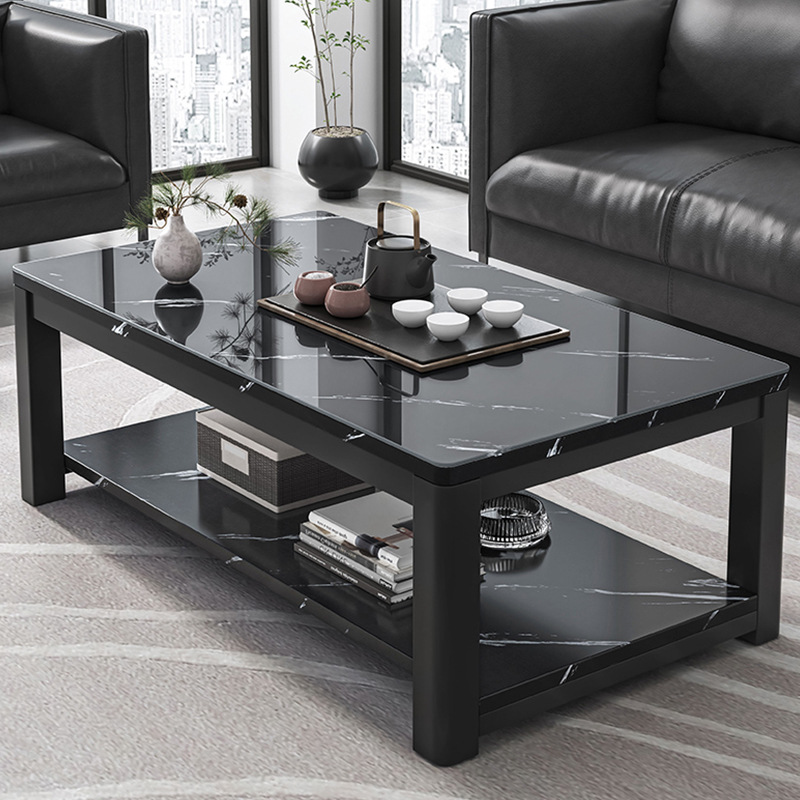 茶几办公室极简茶桌轻奢现代简约桌子小户型钢化玻璃茶几客厅