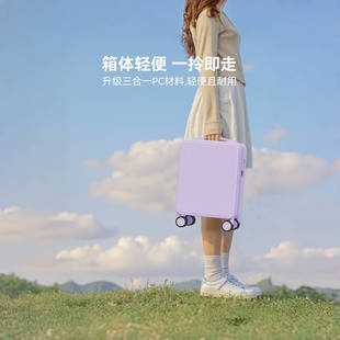 跨境新款免托运旅行箱16寸行李箱女小型便携式商务拉杆箱男密码