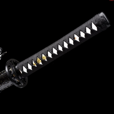 锻打刀剑T10烧刃日式太刀影视冷兵器Katana宝剑打刀收藏未开刃