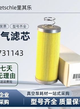里其乐真空泵空气滤芯731143进气滤芯Rietschle粉尘过滤器空滤
