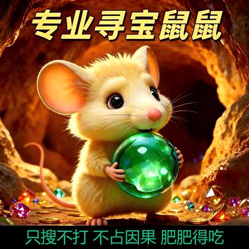 三角寻宝鼠陪跑PC端搜大红不打人