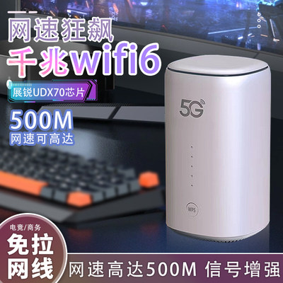 祝讯移动wifi6千兆双频5g路由器