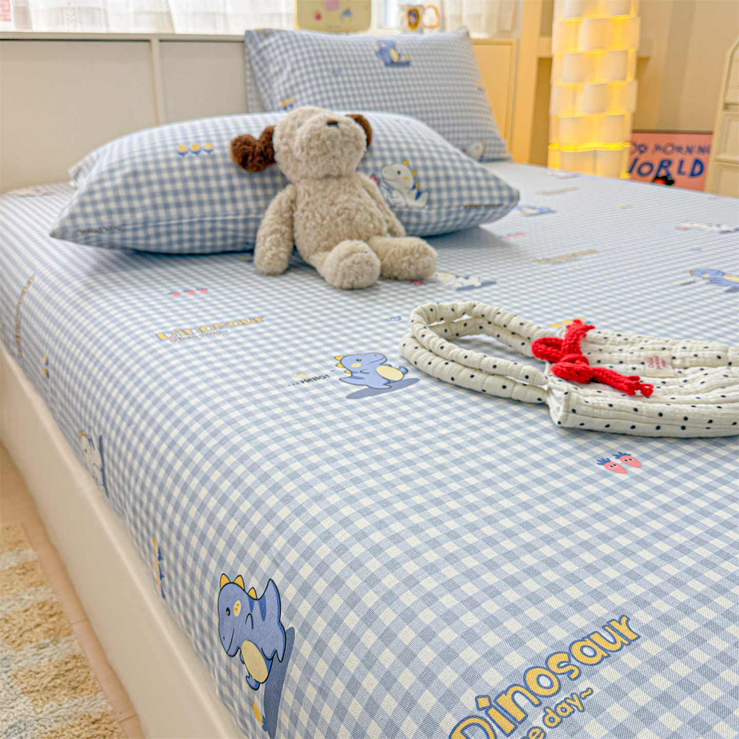 定制定做A加厚棉麻老粗布床笠床罩床垫套纯棉榻榻米床包大炕床单