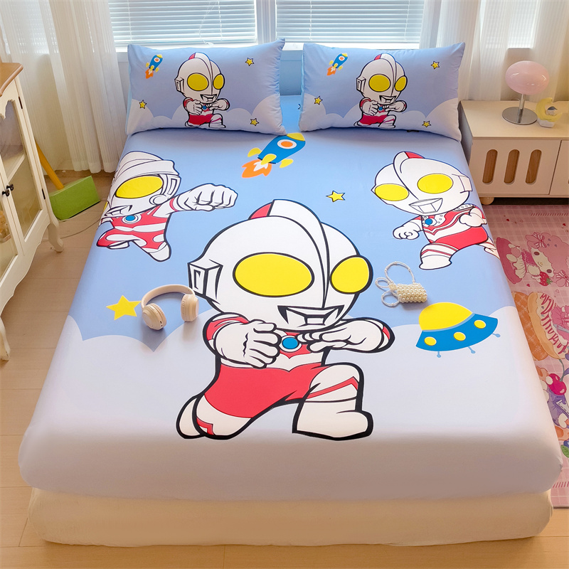 定做订制全棉纯棉卡通儿童床笠