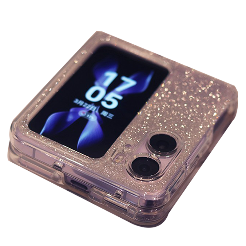 oppofindn2flip手机壳新款findn3flip闪粉透明超薄n3flip全包防摔OPPO折叠屏保护套n2fli