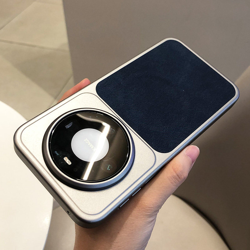 适用于华为mate80pro手机壳新款磁吸牛仔纹mate80promax高端huawei保护套PU全包超薄mate70air防摔皮秒变素皮