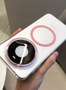 适用于华为mate80pro手机壳磁吸新款mate70pro+超薄透明大孔轻奢mate80透彩硬壳ins保护套mate70air防摔