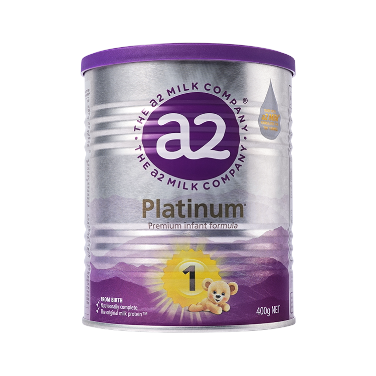 【正品保证】澳洲a2紫白金版婴儿牛奶粉1段 0-6月龄 400g原装进口