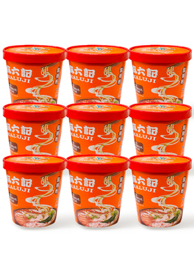 麻六记爆款 酸辣粉 汪小菲直播推荐  酸辣粉大包装256*9桶装