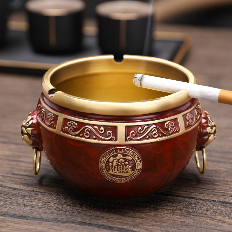 烟灰缸新中式复古个性家用