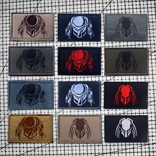 铁血战士徽章刺绣美剧魔术贴臂章女王士气章户外背包贴创意帽布贴