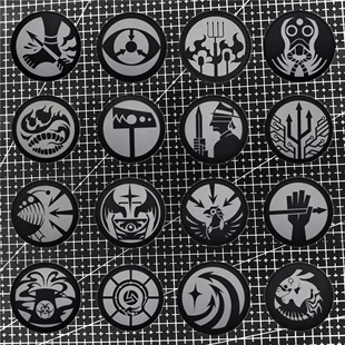 SCP基金会机动特遣队标志 反光魔术贴章士气章个性臂章徽章背包贴