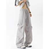 伞兵冲锋裤 宽松直筒阔腿运动速干工装 男士 美式 夏季 薄款 休闲长裤 子