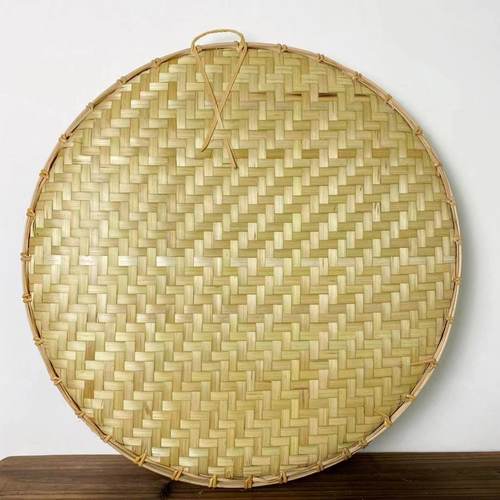 竹制品无孔全竹皮簸箕筛子