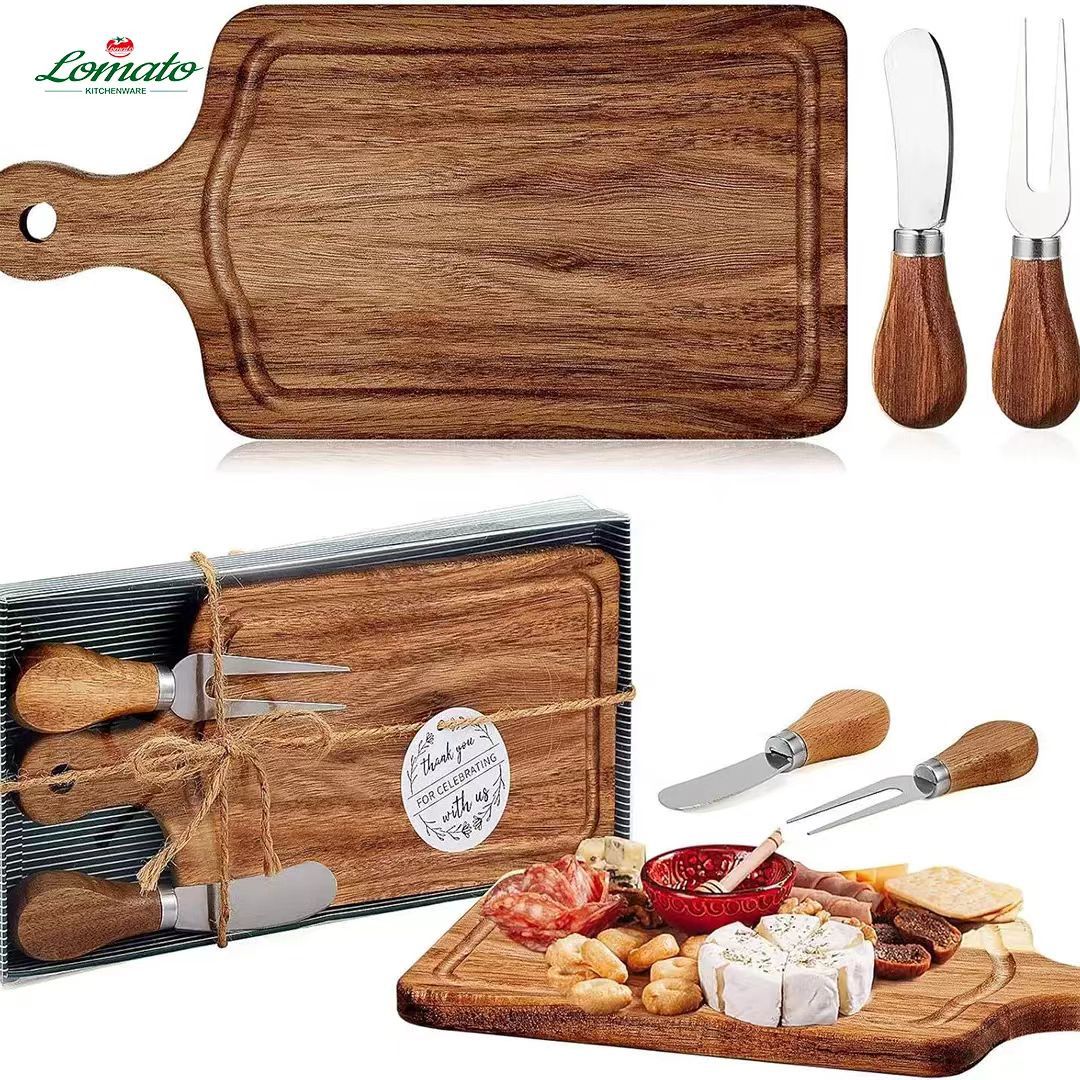 木质托盘带手柄菜板方形相思木板