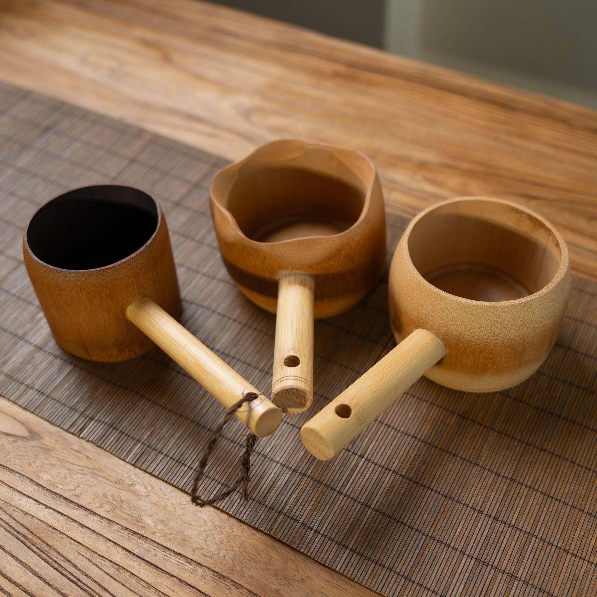 水瓢竹水勺瓢打米带把舀家用厨房盛户外浇菜水酒手把勺煮茶大水瓢,特色手工艺,竹编/竹雕,淘宝优惠券,粉丝福利购,淘宝优惠卷