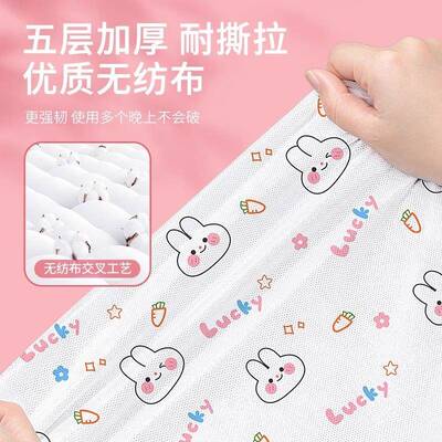脏一次性床IZE单四件套被枕一次性酒店用品罩隔便携套双人加厚旅