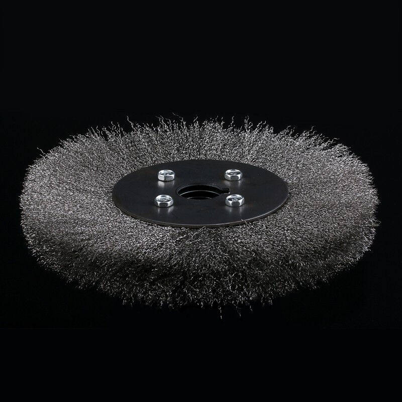 工霸(gongba)平型不锈钢丝刷除锈砂轮钢丝刷子钢丝轮外径125mm