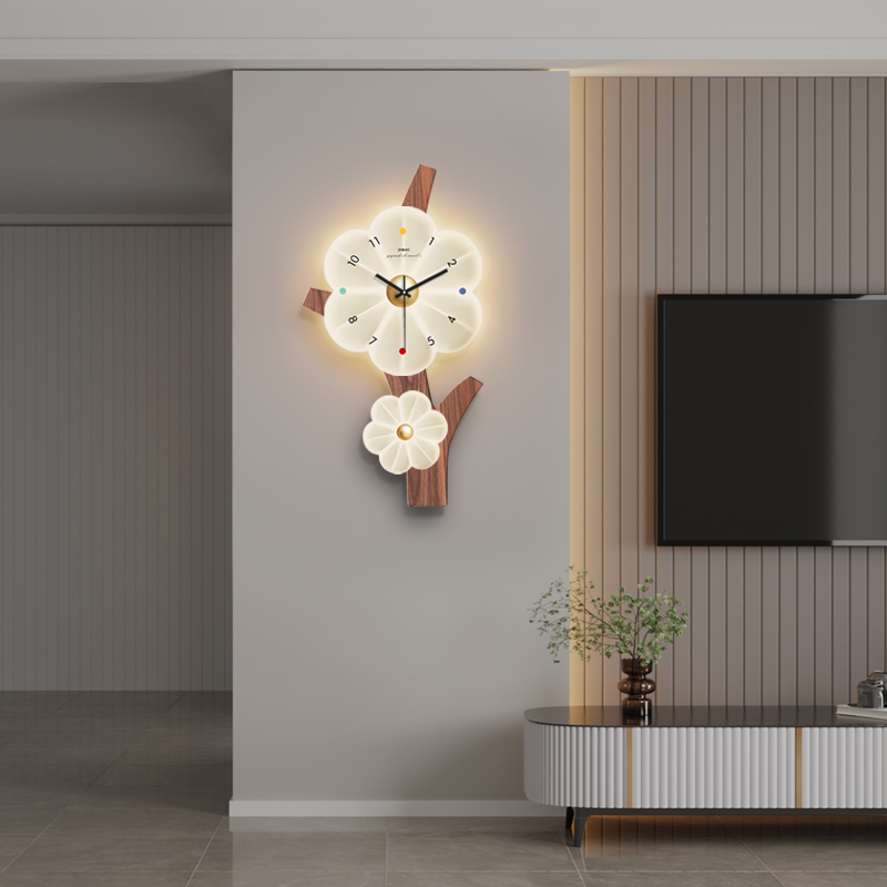 天丽鸟客厅艺术挂钟餐厅钟表