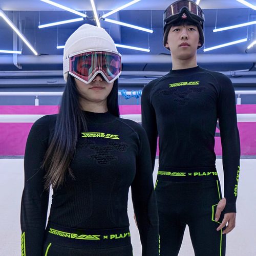 SNOWBOTS滑雪速干压缩衣男女同款保暖排汗户外多功能套装