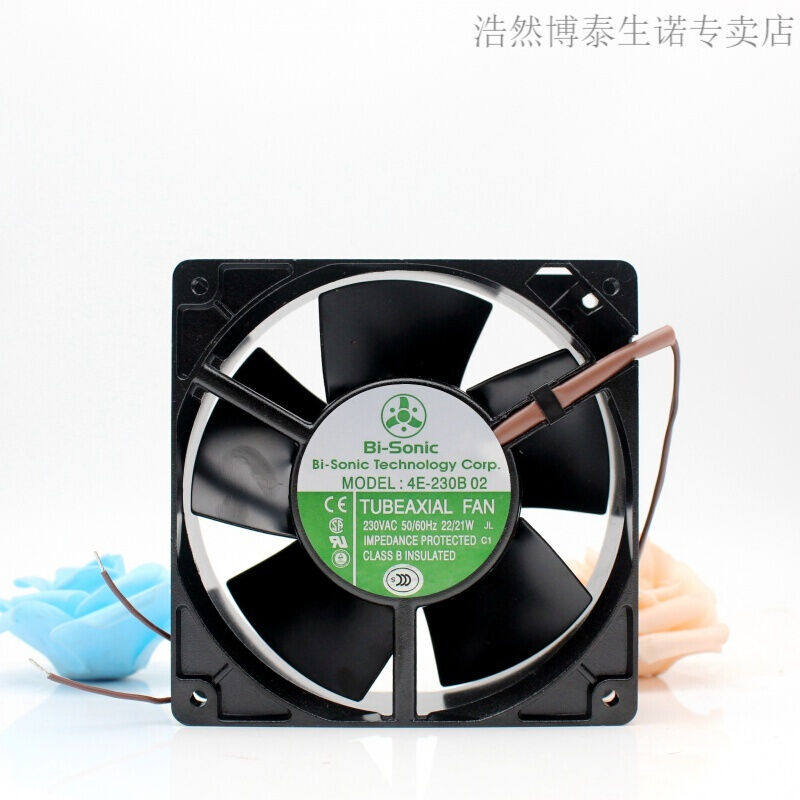 定制4E-230B02百瑞(Bi-Sonic)全金属耐高温风扇1238220V230V出线