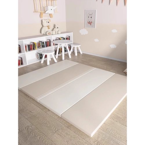 米芽米pu皮加厚爬行垫可折叠