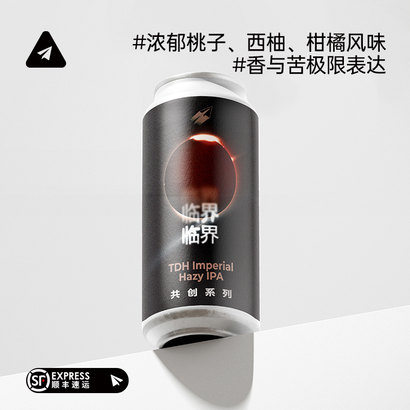 纸飞机酿造 临界TDH帝国浑浊IPA 国产纸飞机精酿啤酒473ML
