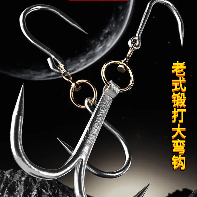 老式锻打钩子不锈钢挂肉商用挂钩勾子羊肉牛肉杀猪屠宰加粗腊肉钩,家装主材,支架挂钩,淘宝优惠券,粉丝福利购,淘宝优惠卷