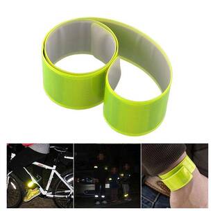骑行反光啪啪圈安全自行车夜跑警示裤腿带束绑带绑腿带配件ins风
