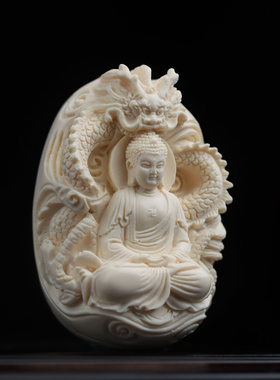 54号御龙圣佛鹿角雕刻轻奢小众项链男高级感毛衣项链女生新款潮绳