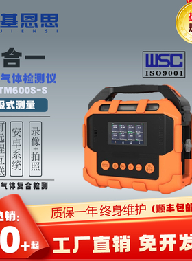 PTM600S手提复合型泵吸式安卓智能气体分析仪有毒有害气体探测仪