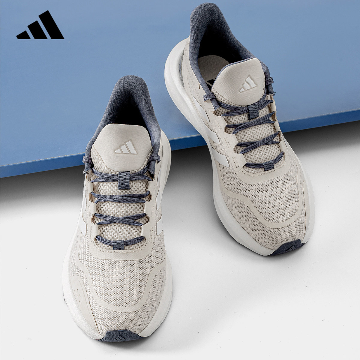 adidas阿迪达斯男鞋官方正品新款慢跑运动鞋透气休闲跑步鞋JP9792