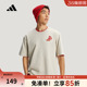 上衣纯棉运动T恤KQ5100 半袖 adidas阿迪达斯短袖 男女马年限定正品