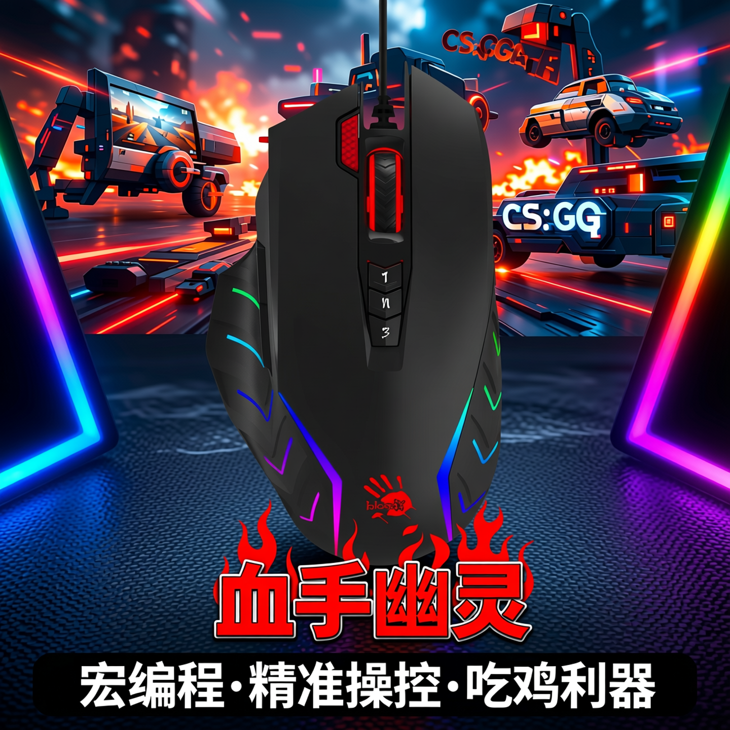 双飞燕BLOODY血手幽灵J95s V8M MAX吃鸡宏编程AP