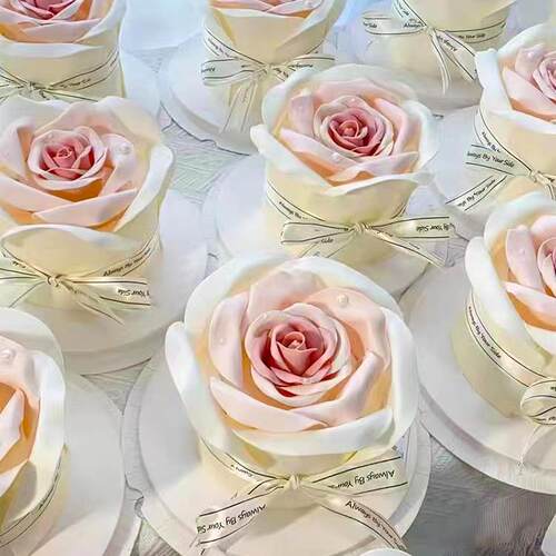 鑫乐芙翻糖玫瑰花半成品蛋糕装饰