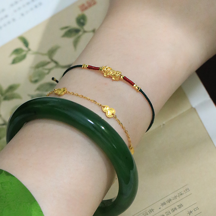 SUMOJEWEL【小貔貅】编绳手链女新中式国风显白手串送女友礼物