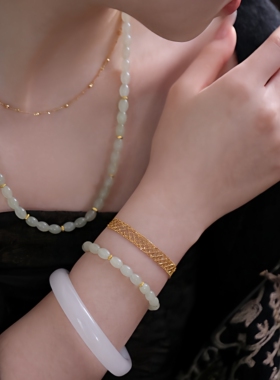 SUMOJEWEL《戴米招米》新中式复古优雅轻奢气质感好寓意手链项链