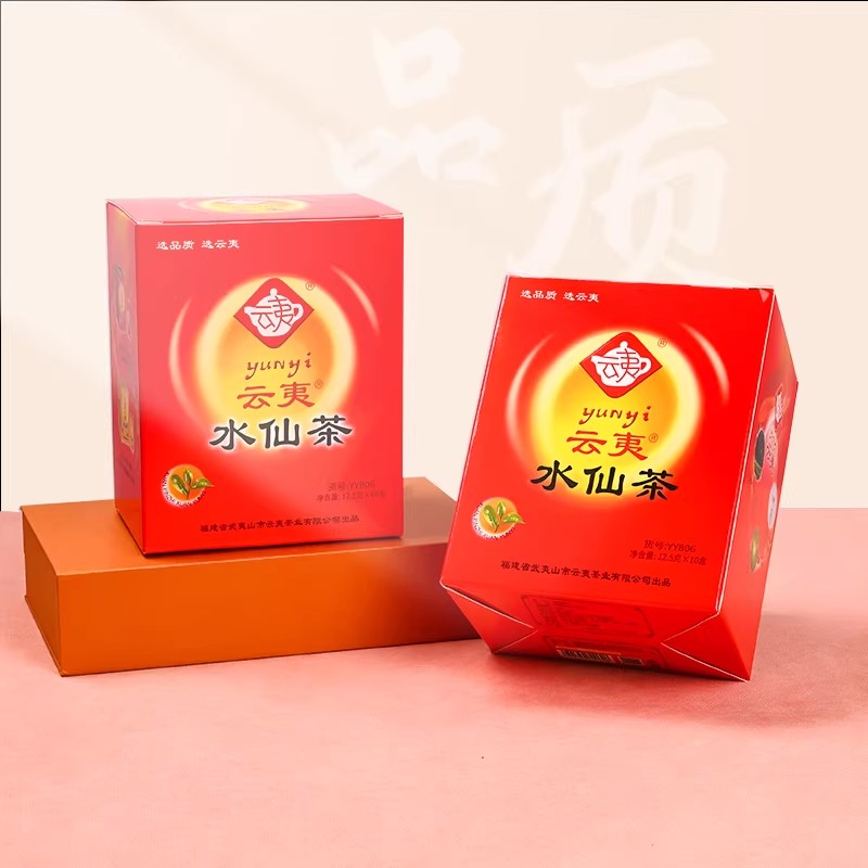云夷水仙茶YY806熟香型武夷岩茶传统足火醇香回甘乌龙茶