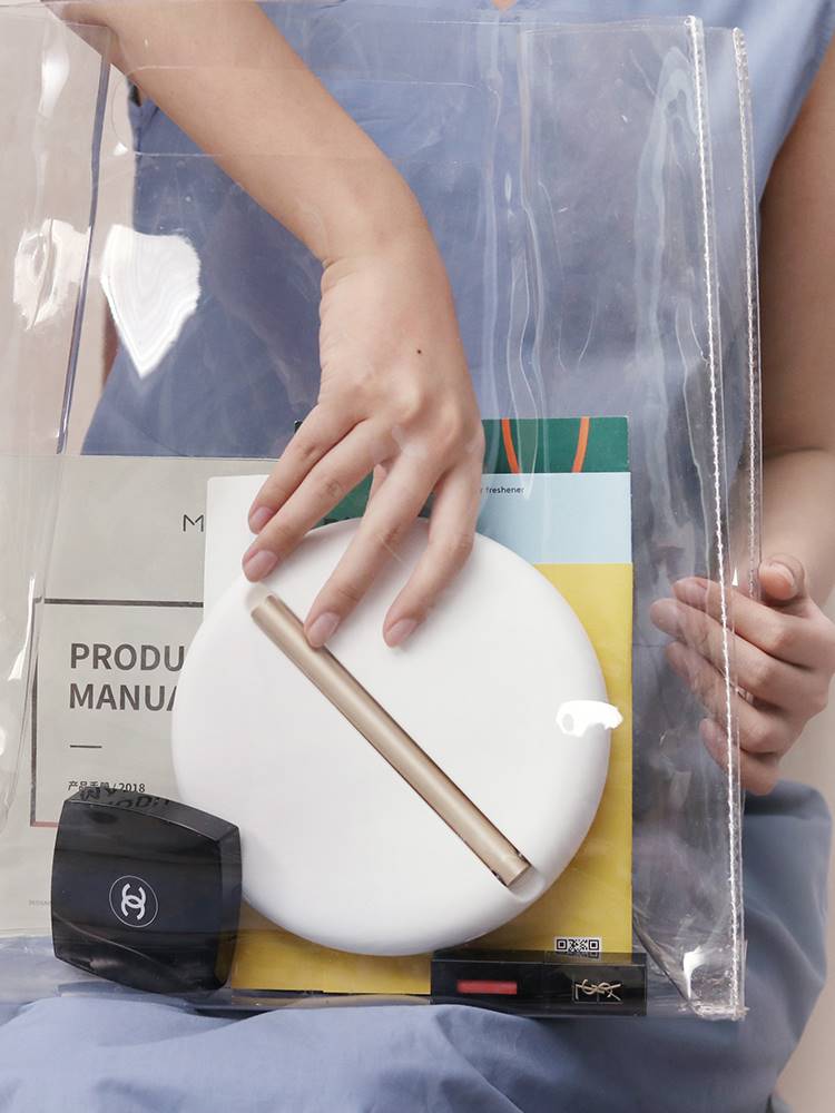 MUID旅行镜折叠台式led日光镜子充电便携宿舍桌面美妆化妆镜带灯