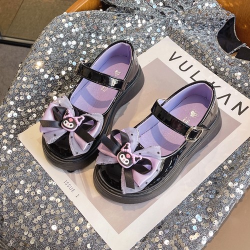 女童皮鞋蝴蝶结儿童鞋