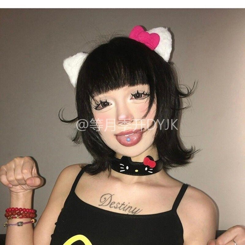 可爱kitty猫耳对夹亚文化发夹